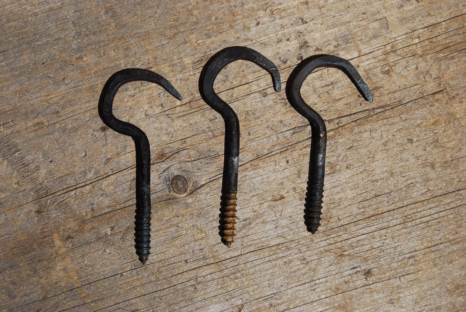 One Blacksmithed Screw Hook