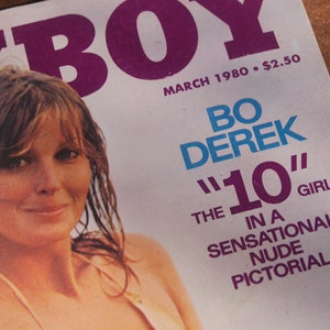 MATURE LISTING Bo Derek Playboy Magazine, March 1980 image 1