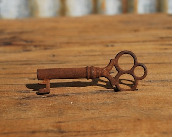 Clé squelette vintage, clé de meuble