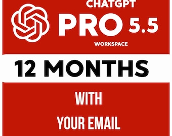 ChatGPT Pro GPT-5.5 | 12 Monate | Persönliche E-Mail | BESCHREIBUNG LESEN