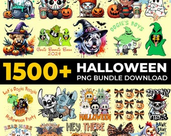 1500+ Halloween Mega Bundle Png, Horror Film Designs, Retro Halloween Png Bundle, Fall Png Bundle, Spooky Vibes, Trick Or Treat, Cartoon Png