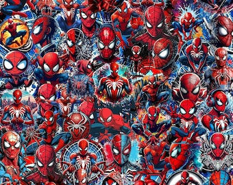 Spiderman Png Bundle, Kids Cartoon Clipart, Superheroes Clipart PNG, Spiderman T-shirt Design, Cartoon Shirt Png, Spiderman sublimation Png