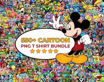 550+ Cartoon Mega Bundle, Cartoon Characters, Cartoon Clipart, Cartoon Png, Cartoon Svg, Holiday Svg, Christmas Svg, Halloween Svg Bundle
