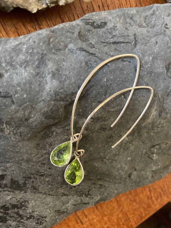 Peridot earrings etsy deals