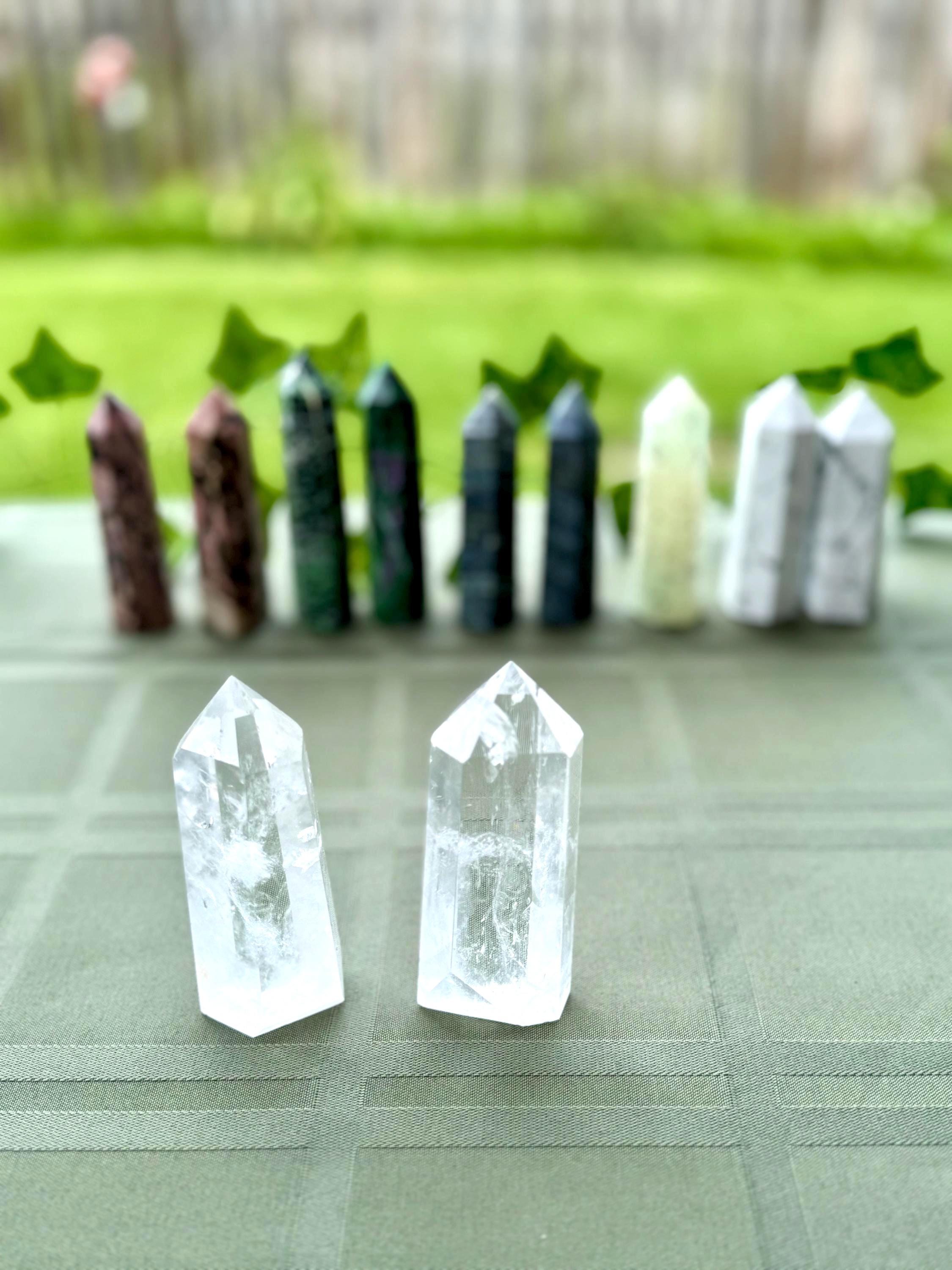 クリアクォーツタワー - Etsy 日本