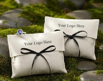 Custom Logo Cotton Dust Bag, Flap Pouch for Handbags