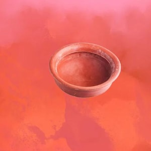 Handgjord kokgryta i terrakotta | Naturlig oglaserad lergodskruka | Traditionell lerköksredskap