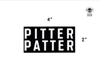 Pitter Patter - letterkenney sticker opaque decal fun fandom bumper sticker laptop decal geek gift allegedly to be fair