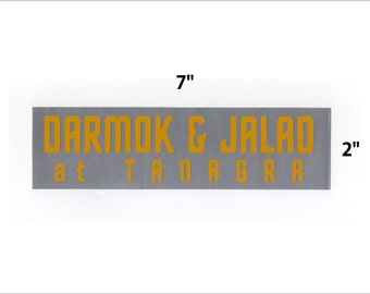 Darmok and Jalad at Tanagra sticker - space tv decal geek gift