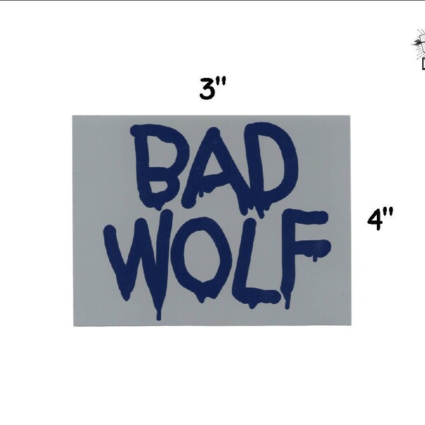 Bad Wolf Decal Etsy