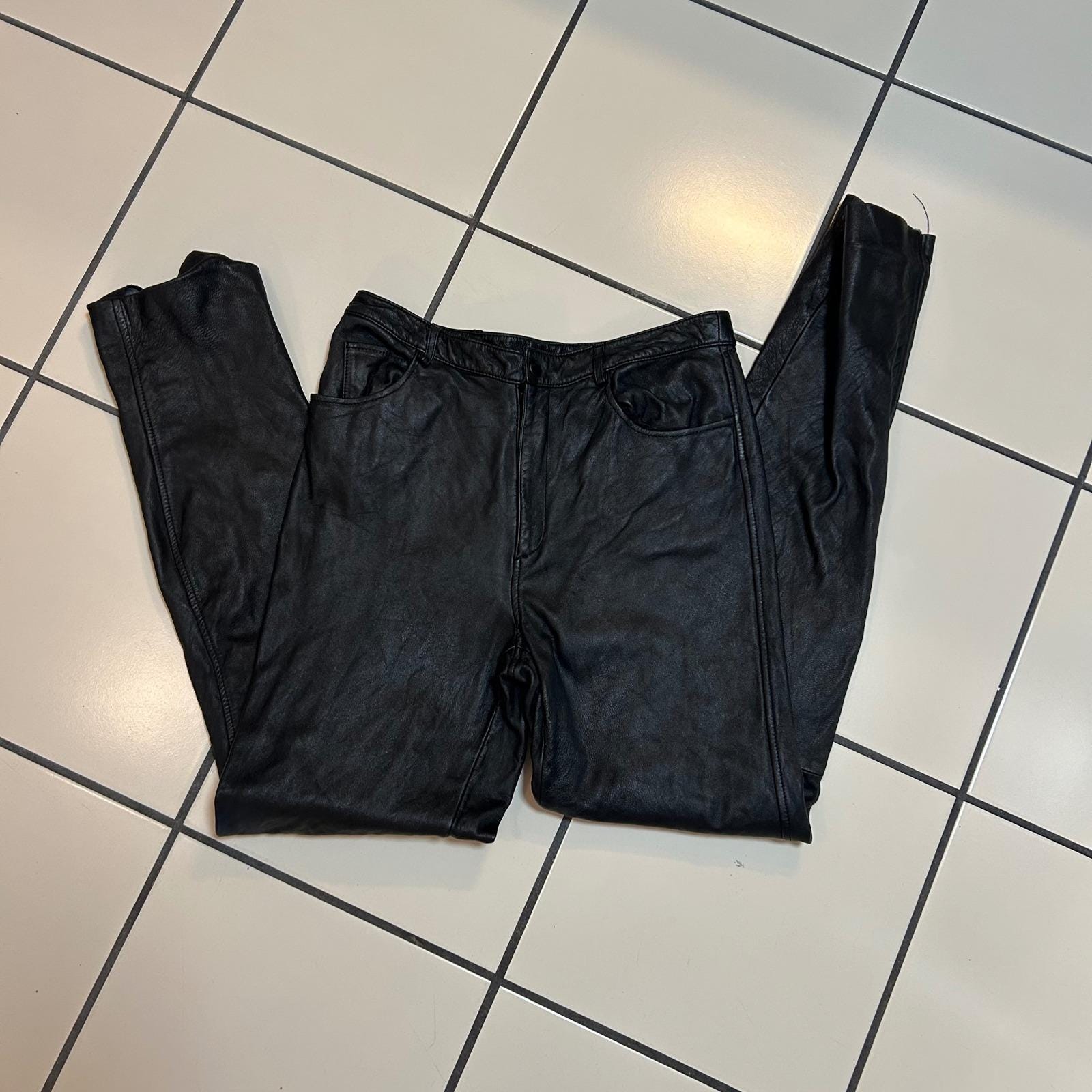 Jean Femme Dana Buchman Taille 12 Droit Stretch Clouté - Lavage Foncé, Jambe 32 Pouces