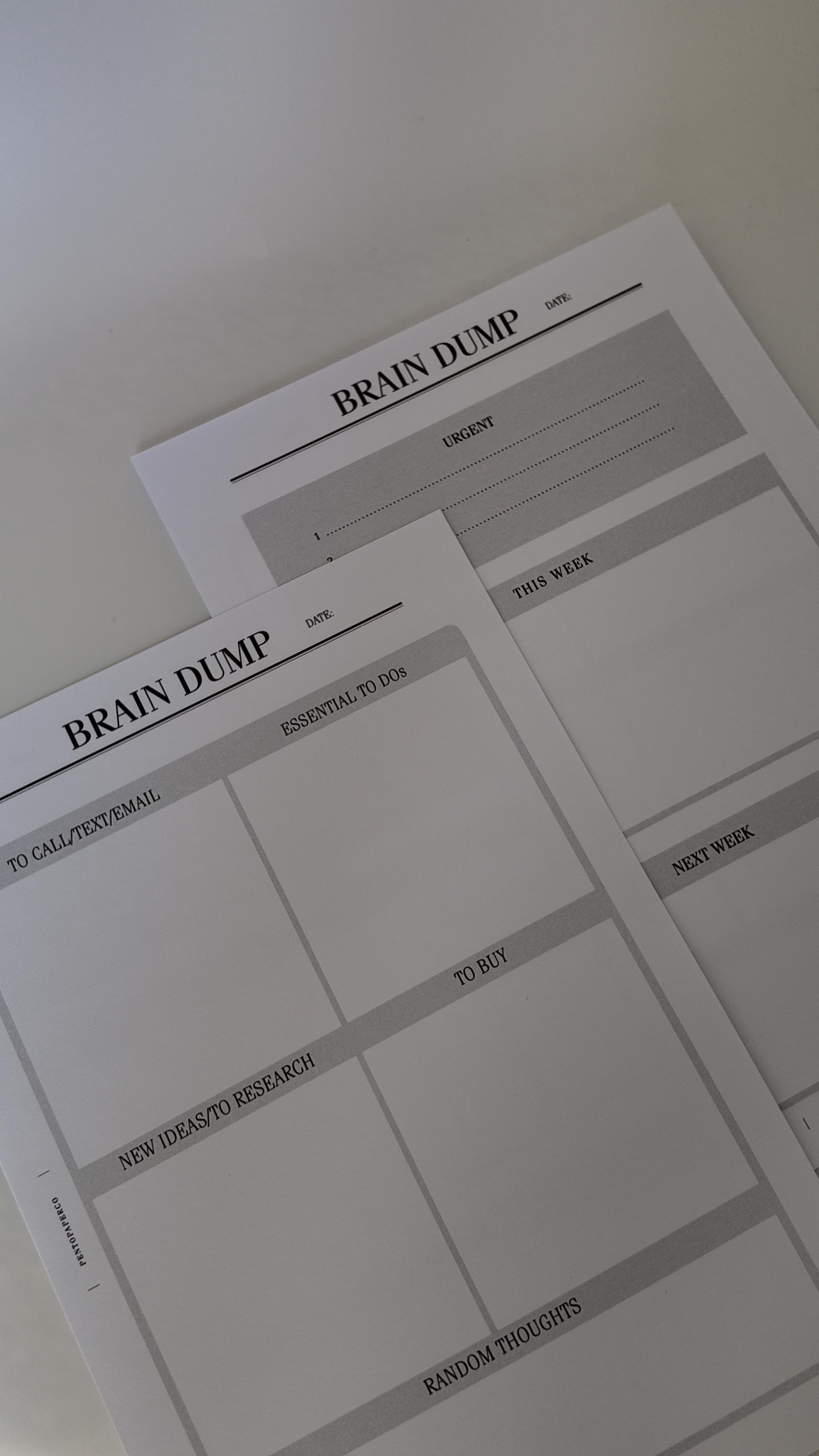 A5 Productivity Planner Inserts | Minimalist Organizer Bundle - Etsy
