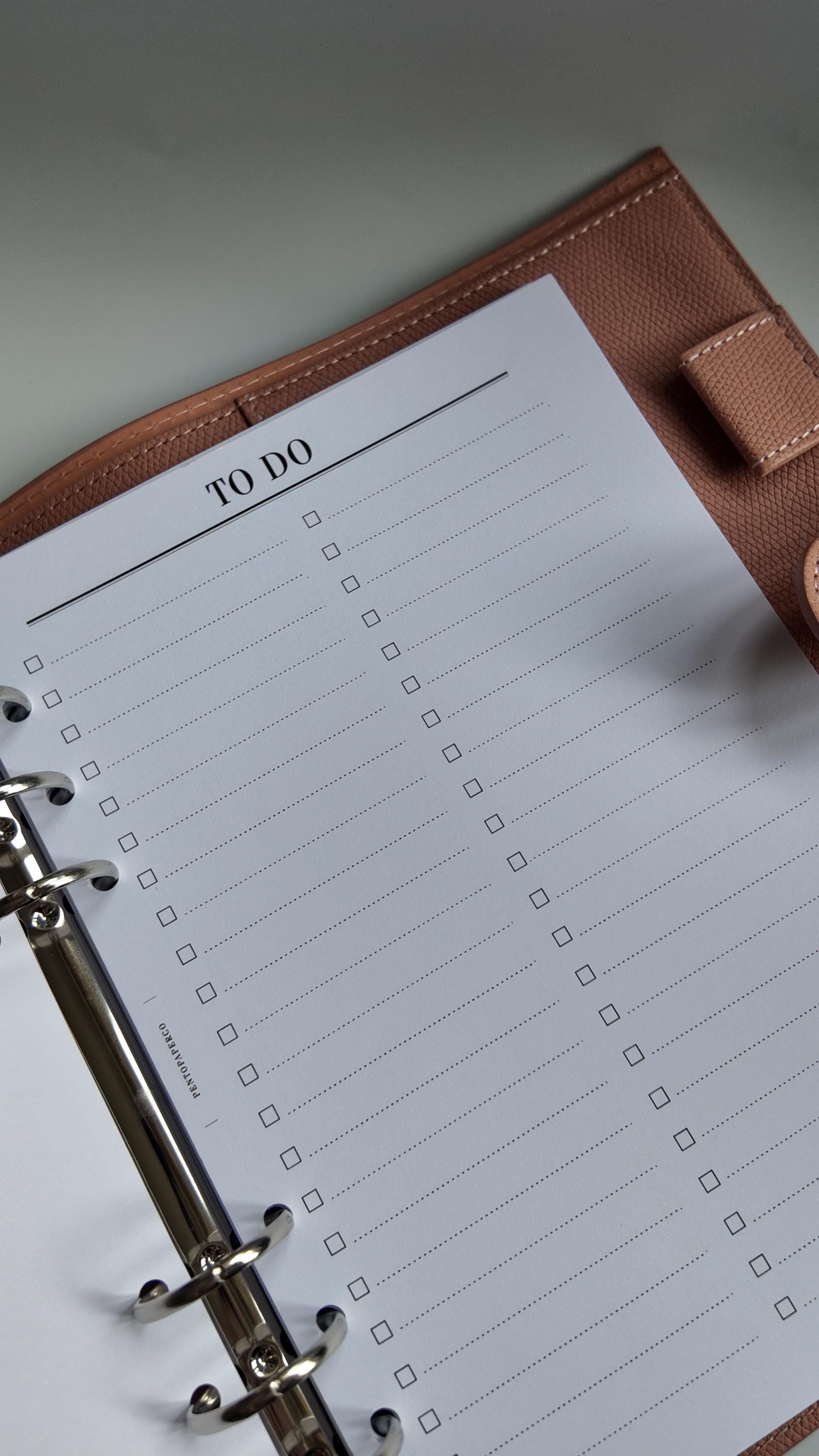 A5 Productivity Planner Inserts | Minimalist Organizer Bundle - Etsy