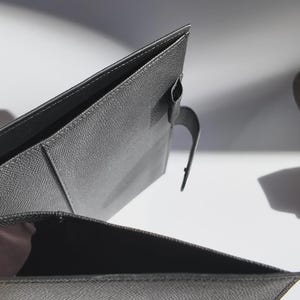 Classeur à anneaux A5 en cuir végétalien : organiseur d'agenda rechargeable image 9