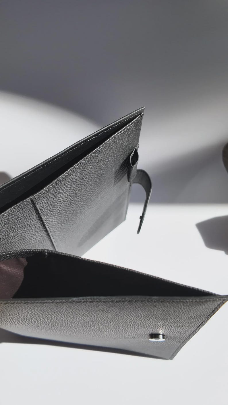 Classeur à anneaux A5 en cuir végétalien : organiseur d'agenda rechargeable image 9