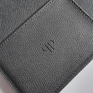 Classeur à anneaux A5 en cuir végétalien : organiseur d'agenda rechargeable image 13