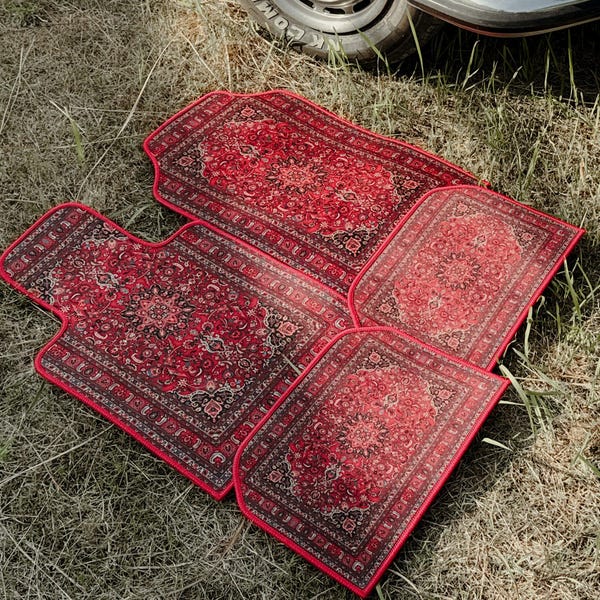 Tappetini Persian Heritage (set completo da 4 pezzi) – su misura / resistenti e lavabili