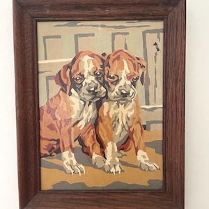 Paint by Number Boxer - Etsy