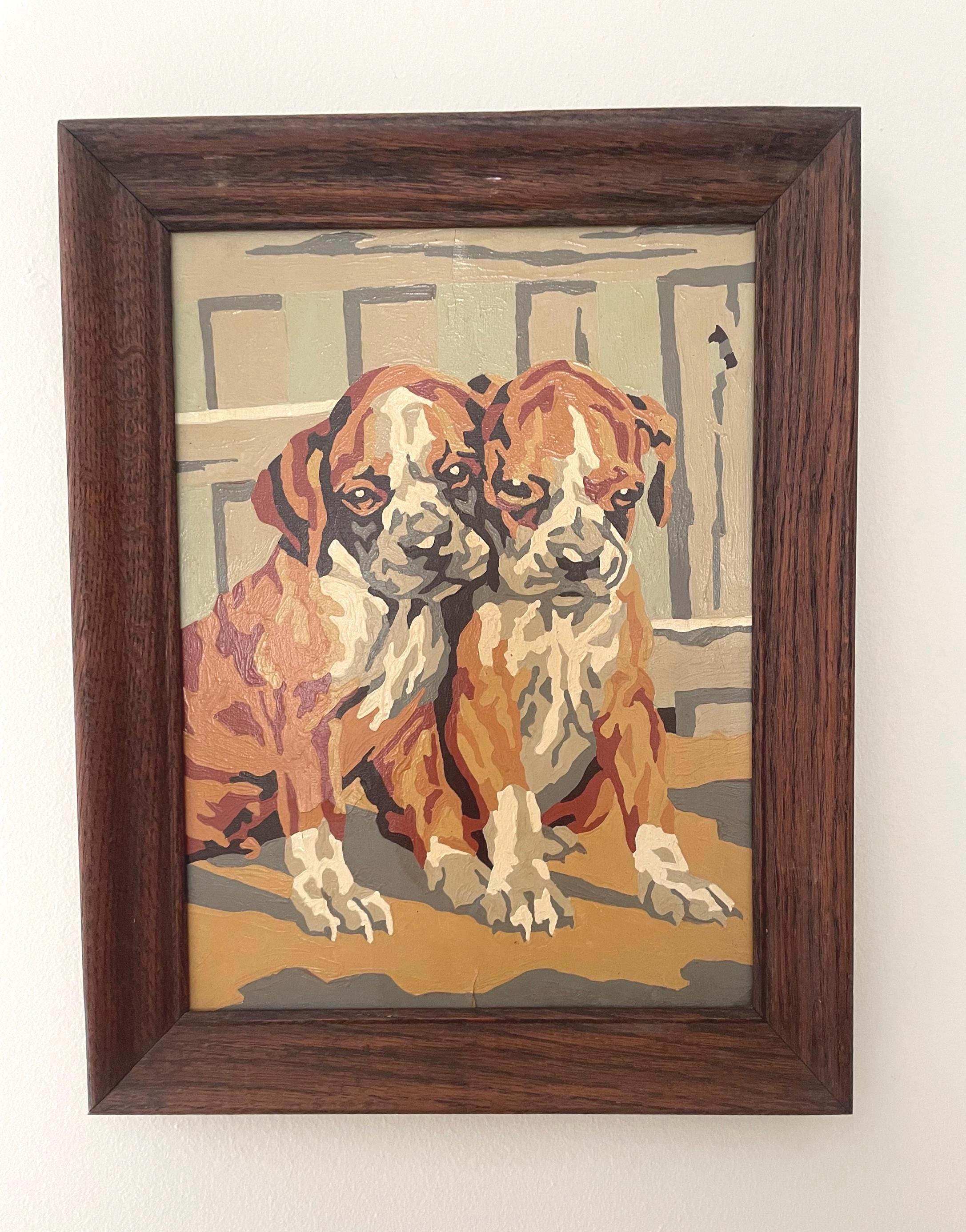 Paint by Number Boxer - Etsy