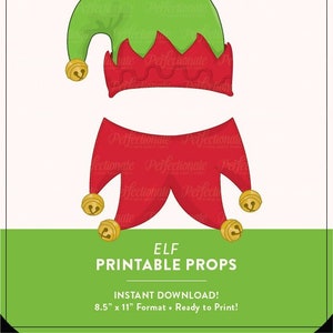 Elfen Hut und Kragen druckbare Requisiten (Instant Download)