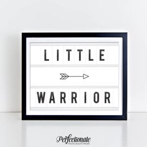 Little Warrior Digital Print | 8 x 10 | Little Warrior Print | Instant Download
