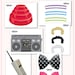 Printable 80s Photo Booth Props 30 Printable 80s Props Instant Download ...