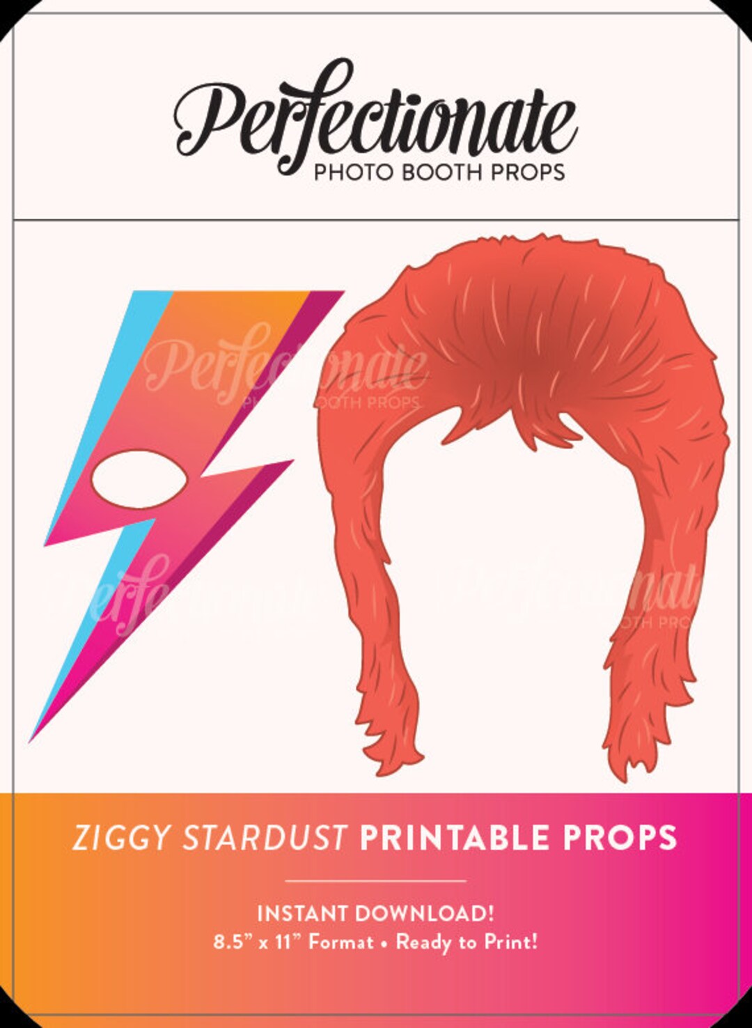 Printable 80s Hair Photo Booth Prop | Printable 80s Props | Instant ...