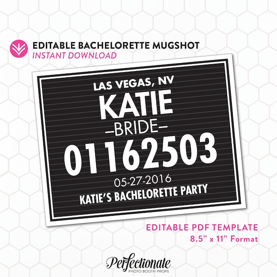 download mugshot board template