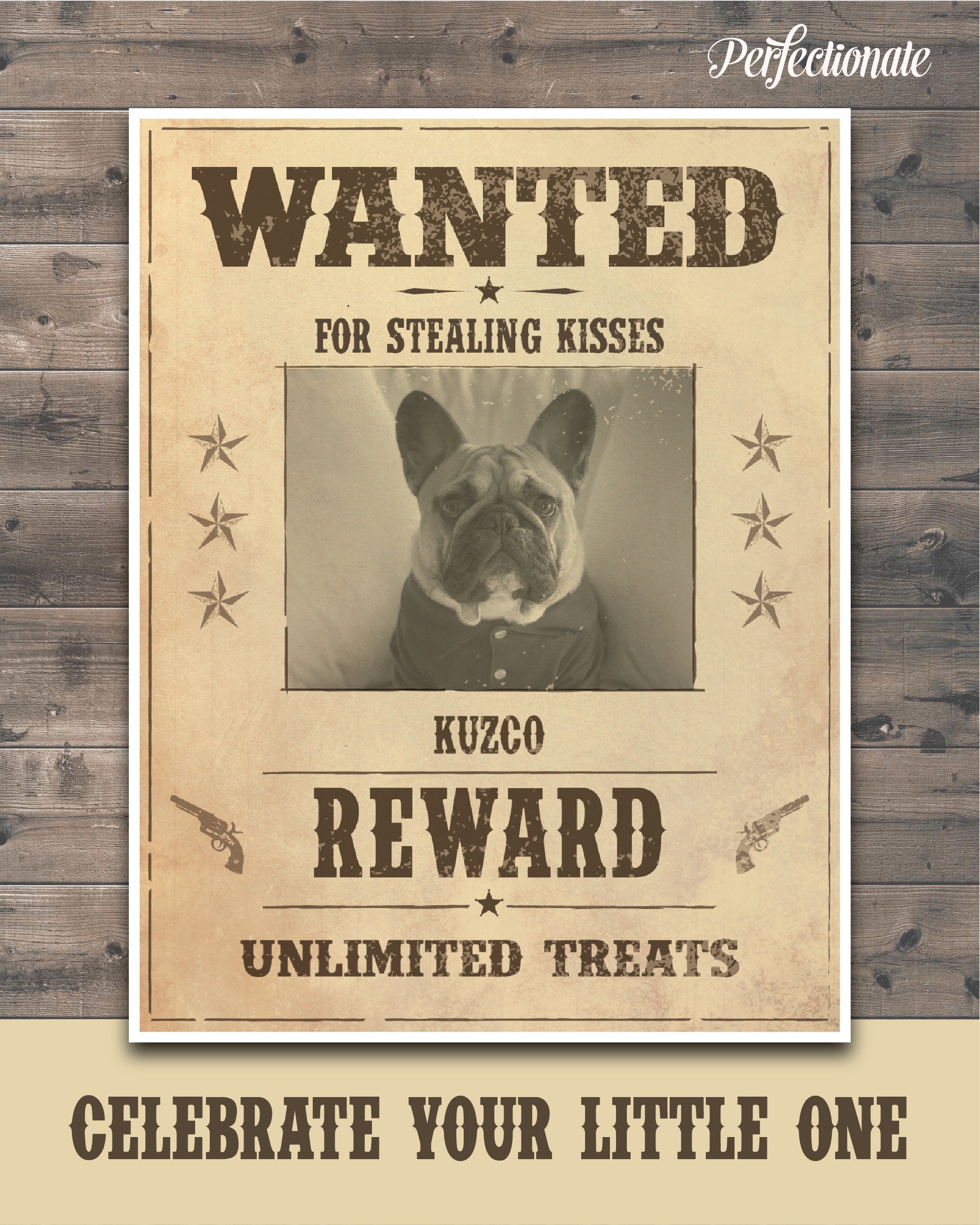 Custom Made Wanted Poster: Personalized Photo, Printable Party Sign ...