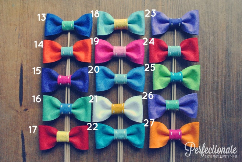 4 Bow Tie Props Bow Tie Photo Prop Choose 4 Bow Props