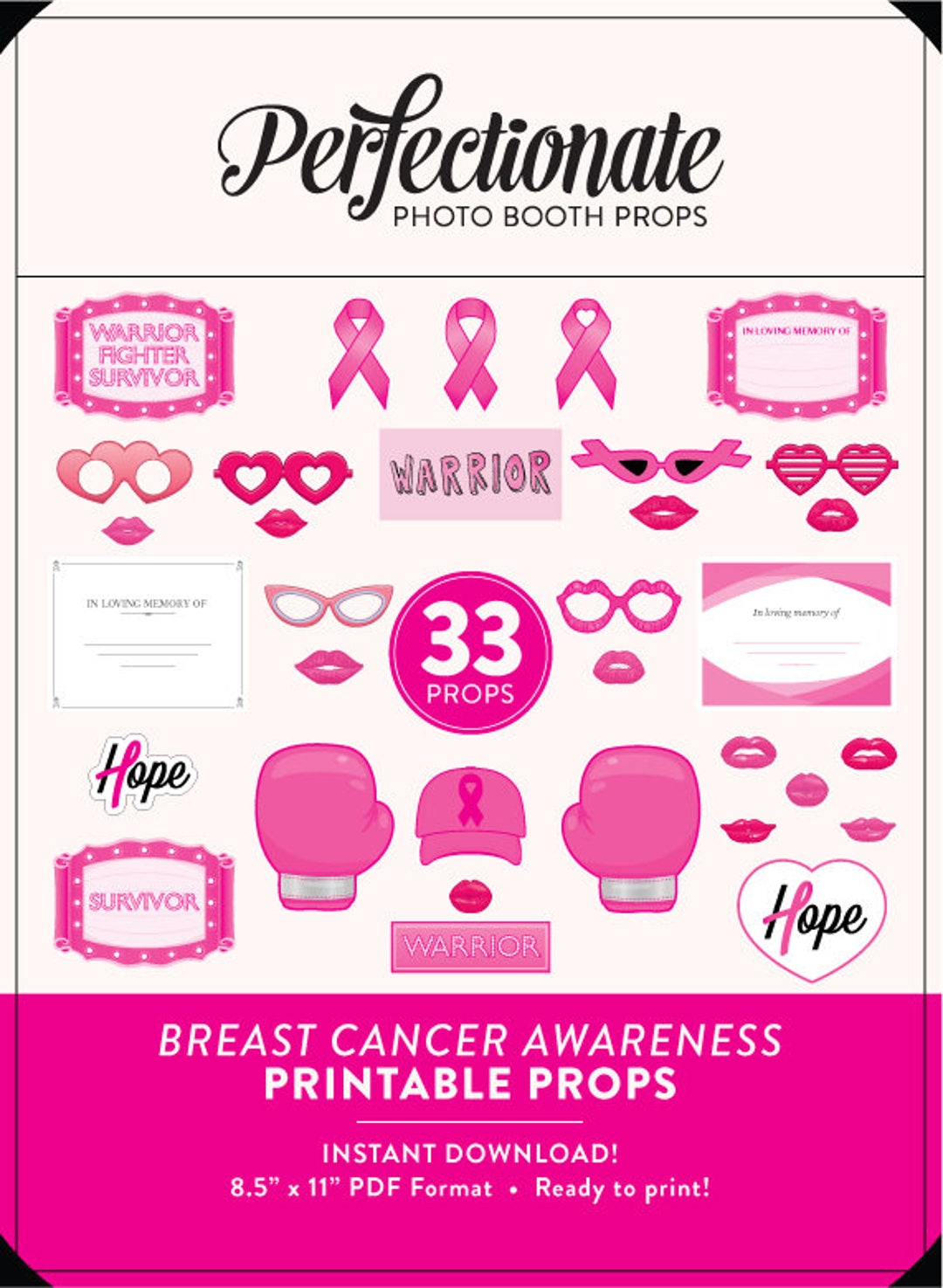 Printable Breast Cancer Awareness Props 33 Breast Cancer picture
