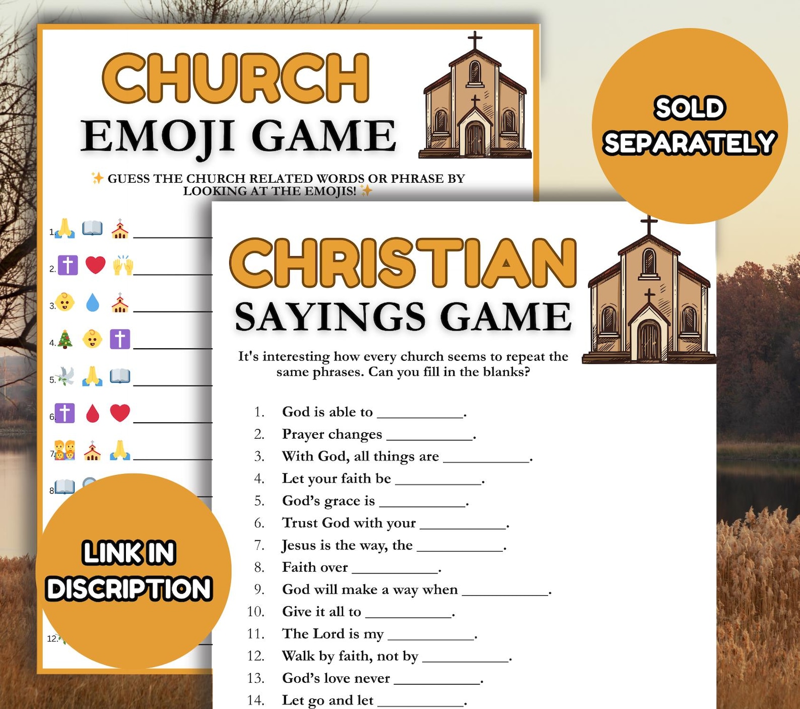 Bible Trivia Game Printable | 12 Multiple Choice Questions With Answer ...