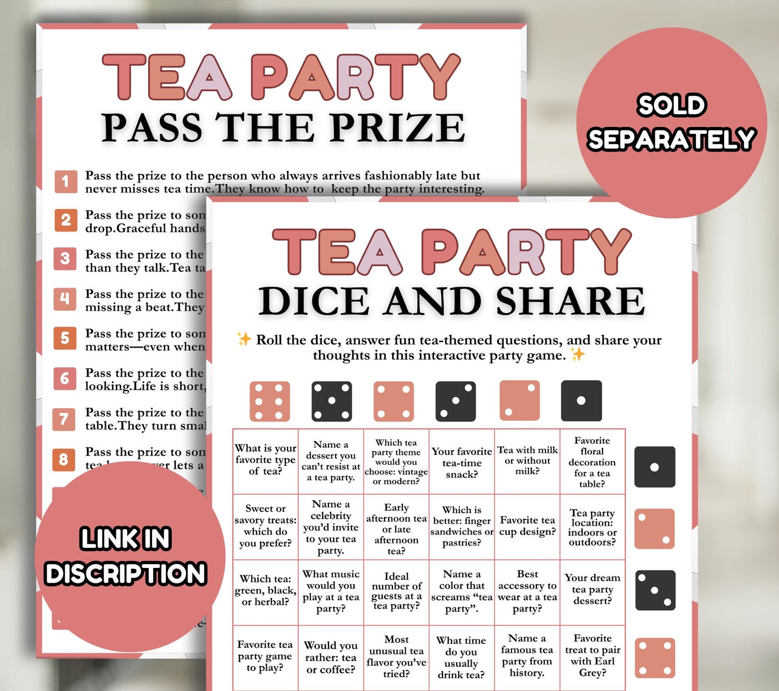 Tea Riddle With Answer Tea Party Riddles Tea Party Games, Adult Tea Party Game for Ladies Tea ...