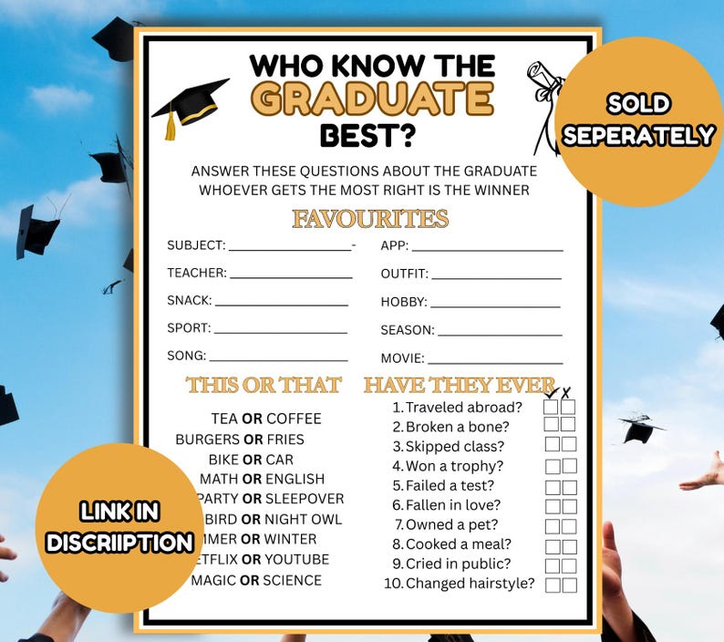 Graduation Left Right Game, Fun Printable Graduation Party Game ...