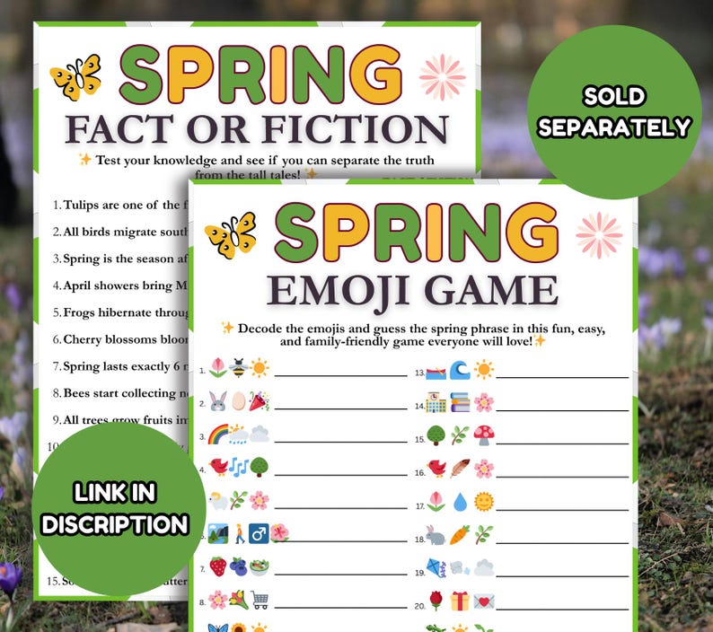 Printable Spring Decoding Spring Riddle Game, Printable Spring Trivia Game, Riddle Quiz, Senior ...