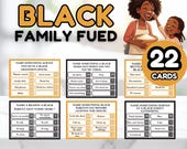 Black Family Feud Game, Fun Black Family Reunion Game, Icebreaker for Family Reunion, Friendly Feud Game, Black Games for Family Activity