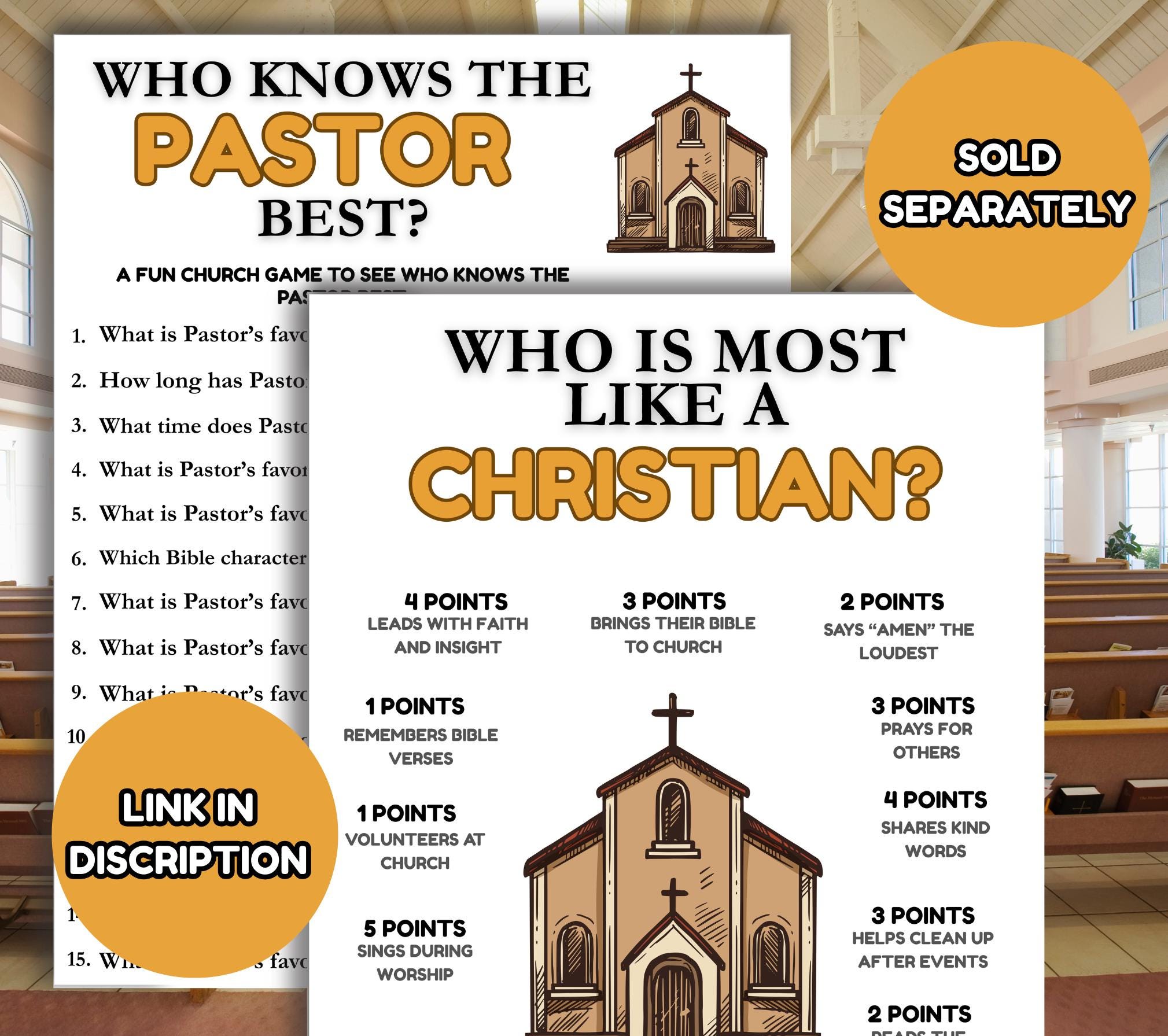 Church Trivia, Games for Church Games Printable, Church Activities ...