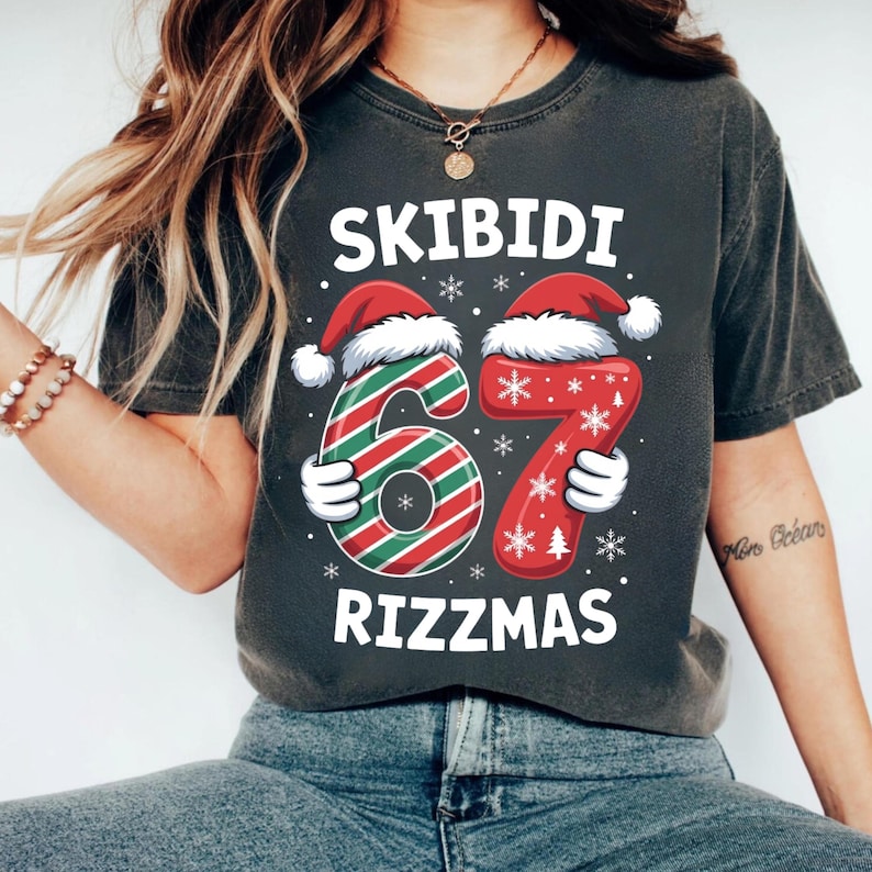 Skibidi 67 Rizzmas Christmas Meme PNG - Etsy UK