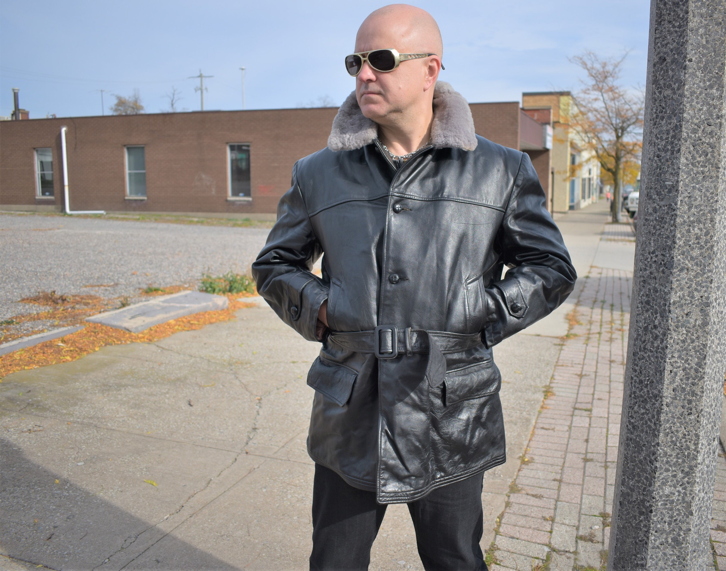 Leather Car Coat - Etsy Canada