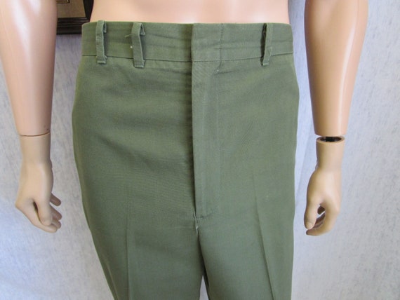 70s 38x27 Vietnam War Fatigues Combat Army Tropic… - image 1