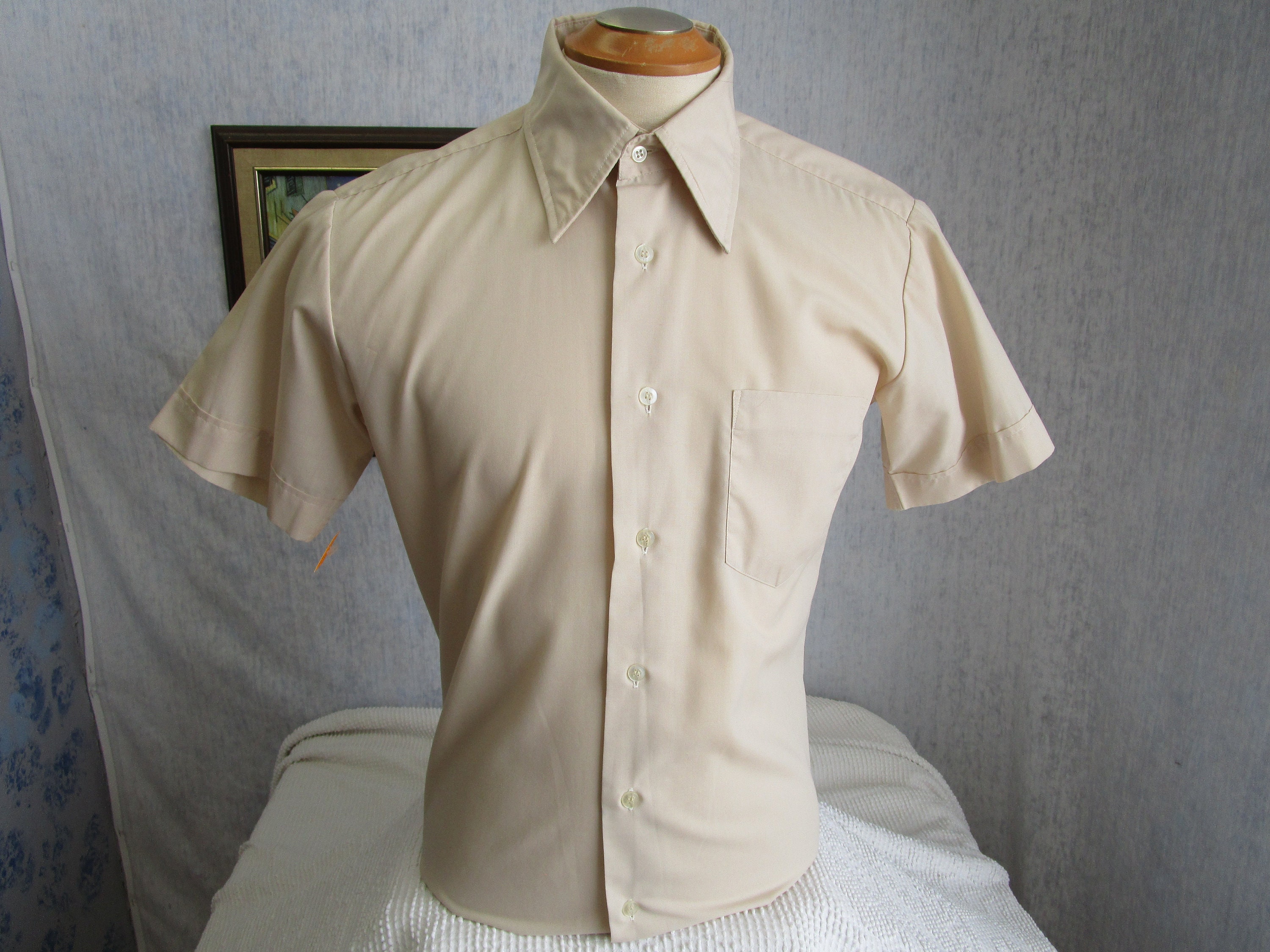 Pointed Collar Shirt - Etsy Canada