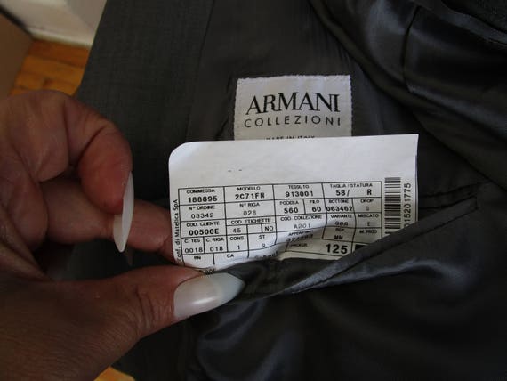 90 homme s 44R Armani Collezioni homme 90 costume gris b7ff26 90 homme s 44R Armani Collezioni homme 90 costume gris b7ff26