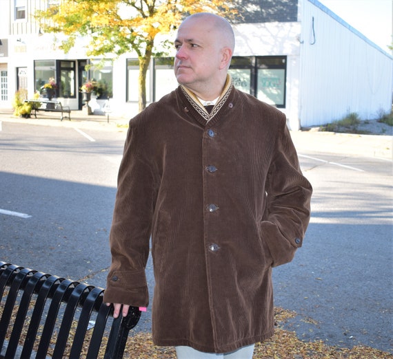 40s L Style-Kraft Corduroy Sporting Jacket Brown