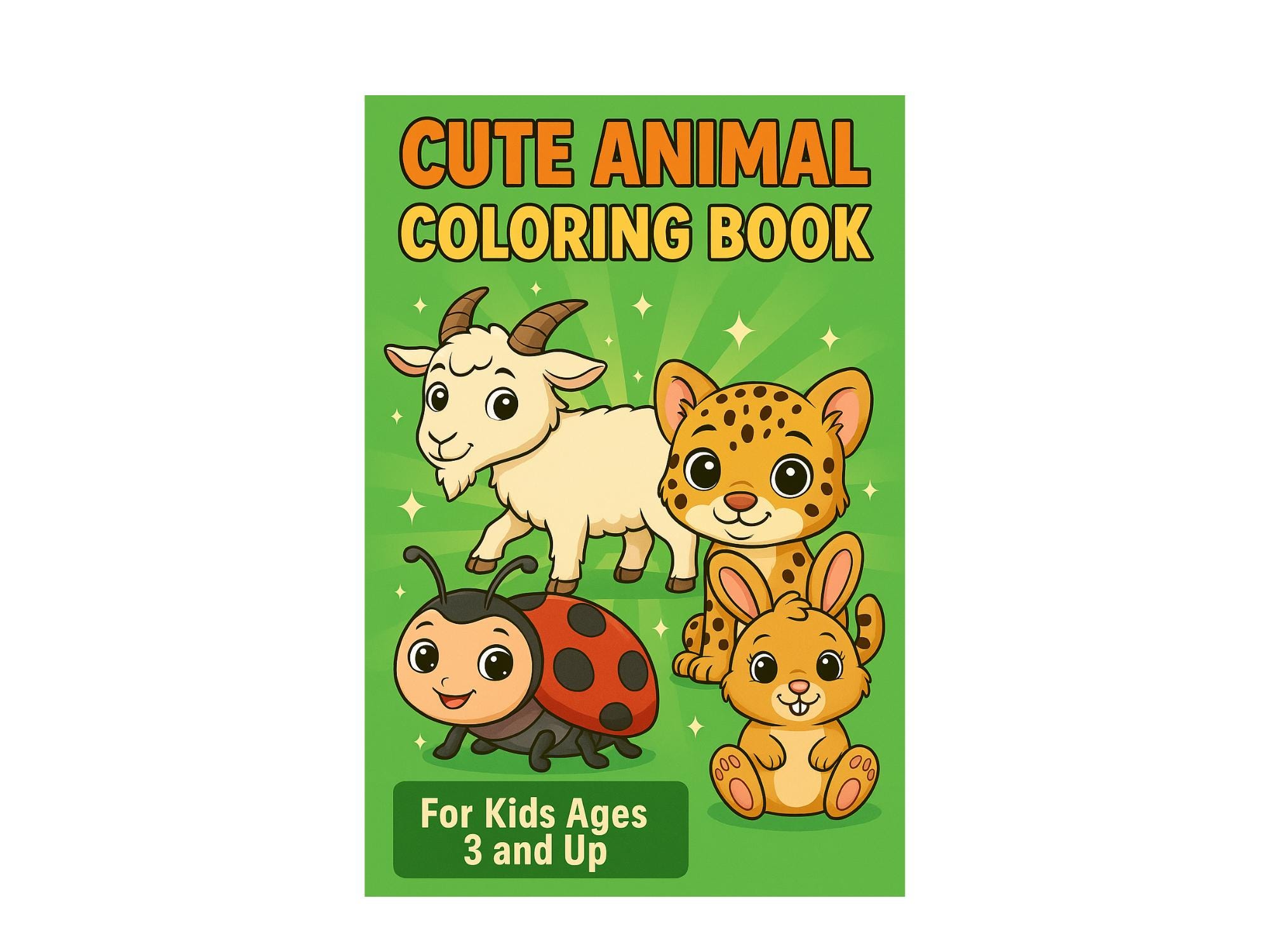 Libro para colorear de animales para niños / 40 páginas imprimibles ...