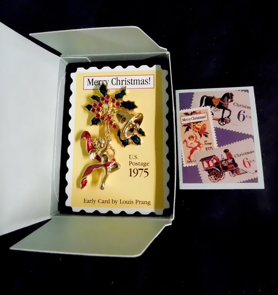 Vintage Avon Smithsonian Institution Angel Stamp … - image 1