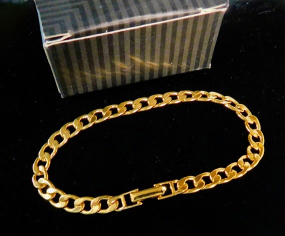 Vintage Avon Polished Links Bracelet, 1995 ~~ Gol… - image 7