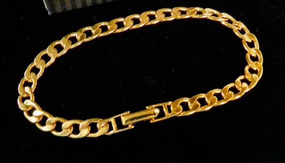 Vintage Avon Polished Links Bracelet, 1995 ~~ Gol… - image 2