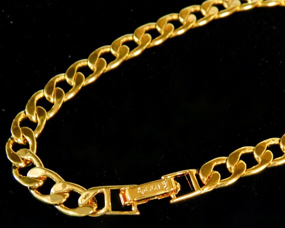 Vintage Avon Polished Links Bracelet, 1995 ~~ Gol… - image 5