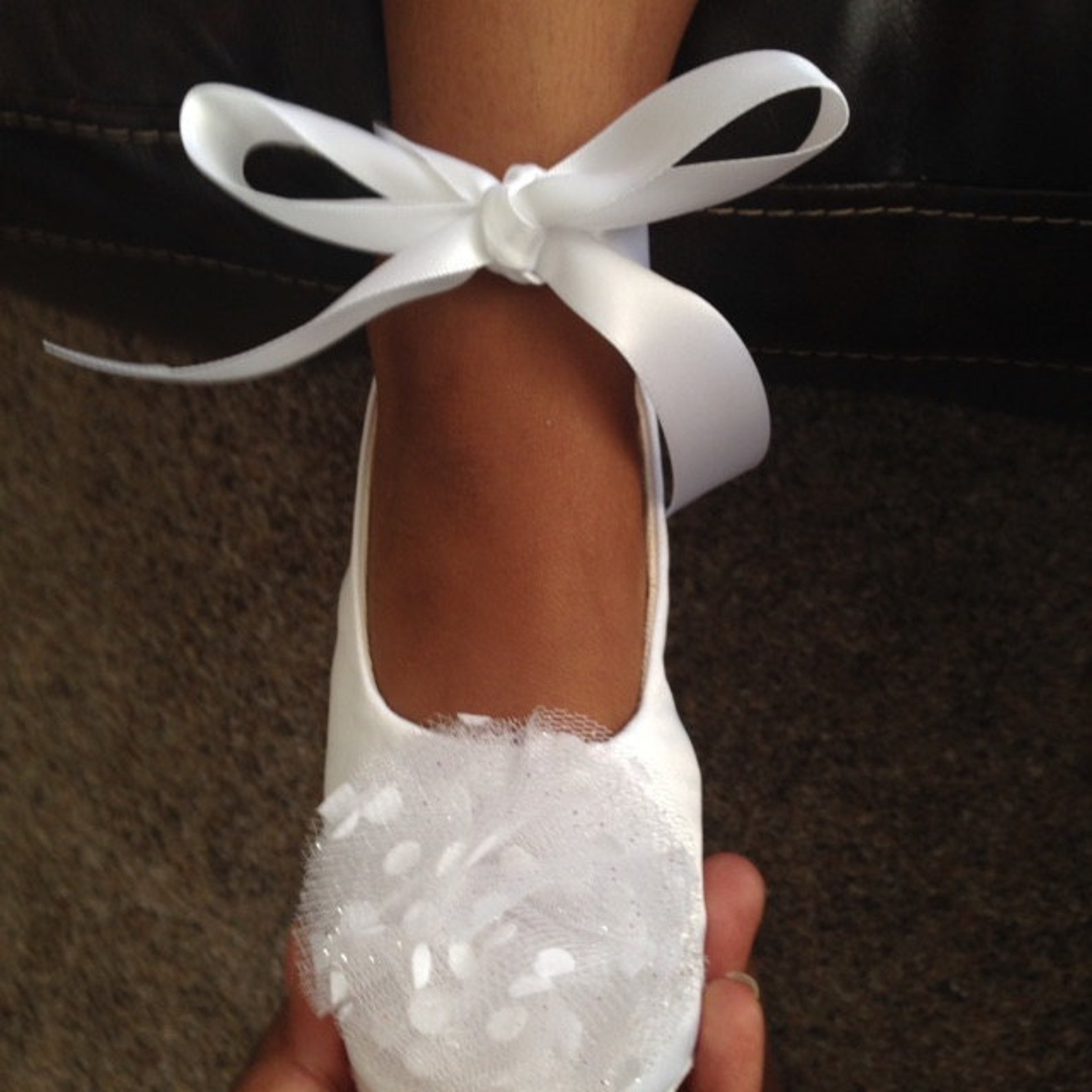 ivory satin flower girl shoe 23 colors, ivory baby ballet flat toddler ballet slipper, girls ivory wedding shoe, summer wedding,