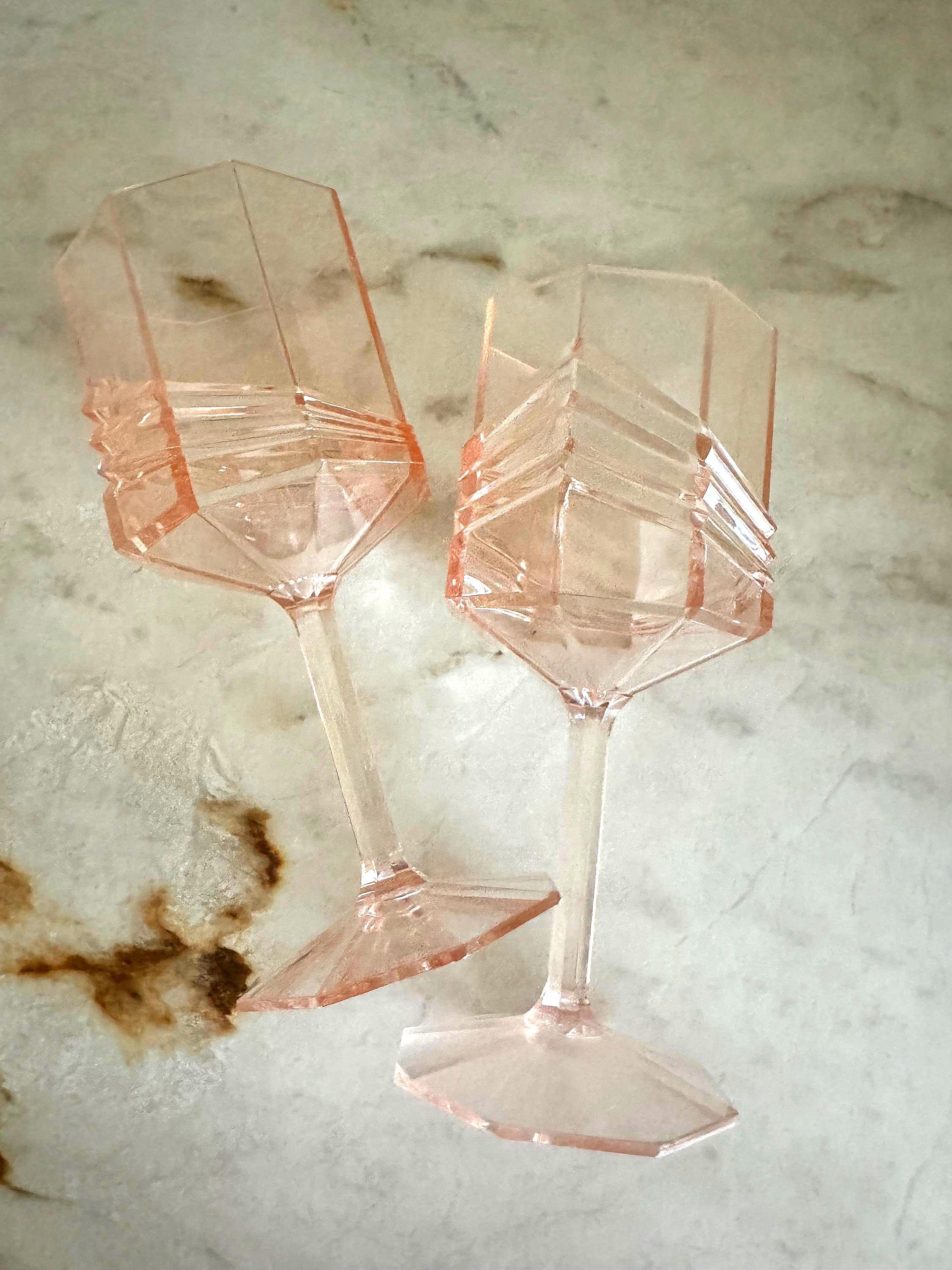 abigail's highball amethyst tumblers Amethyst Noir Glasses  The Artment
